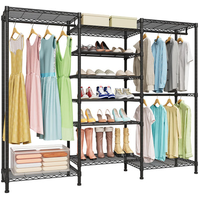 H12 Heavy Duty Clothes Rack, Black