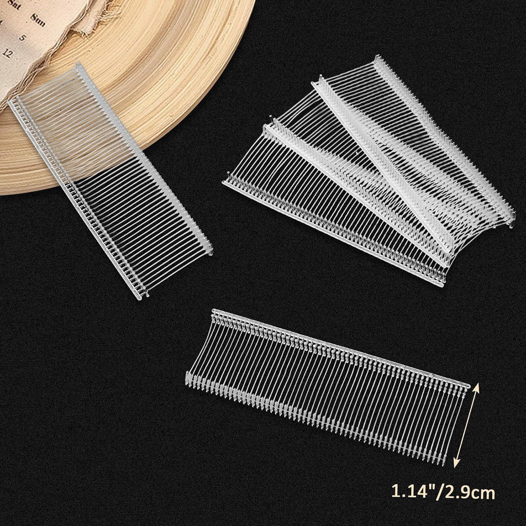 5000 Pcs 1 Inch Tagging Gun Fasteners, Clear Plastic Barbs