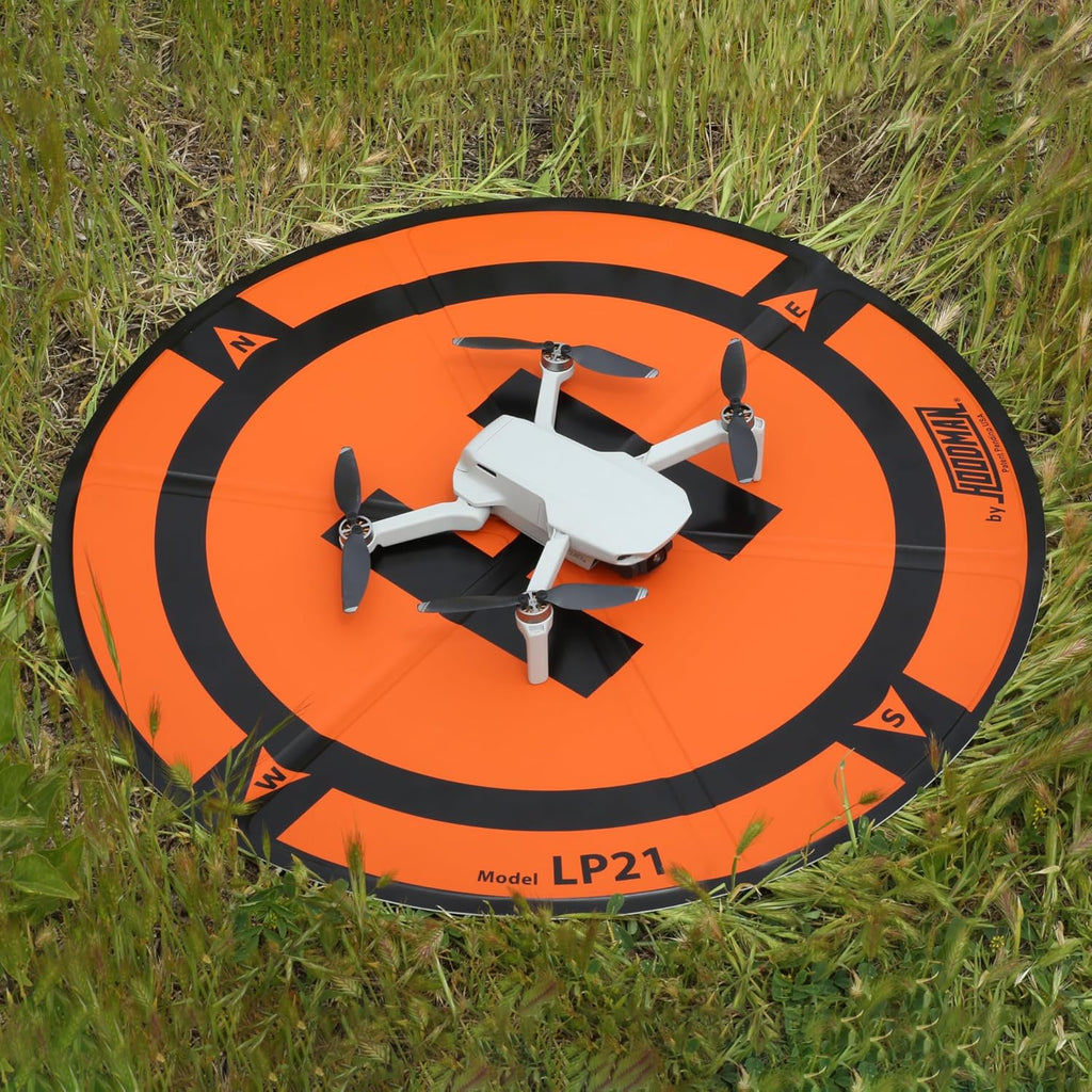 Weighted Trifold UAV Drone Landing Pad LP21 fits Mini 4 Pro, mini 3 pro, mavic and spark. Durable, No Stakes