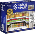 3.0 - Expandable 2 Tiered Spice Rack Organizer for Cabinet & Pantry - Kitchen Seasoning Organizer - Cabinet Spice