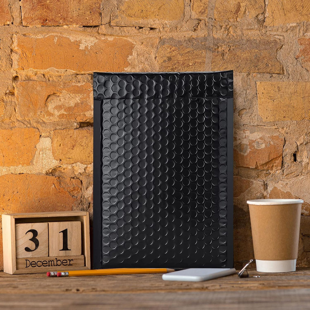 Black Poly Bubble Mailers 6x10 25 Pack Usable 6x9