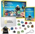 National Geographic Rock Collection Box with 15 Gemstones and Crystals | 15 Gemstones and Crystals, Storage Box