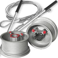 3-Pieces Bundle - Standard Lift Drums / 11.5ft Long Cables/Non-Slip Torsion Spring Winding Bar