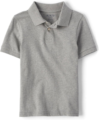 Boys' Uniform Short Sleeve Pique Polo