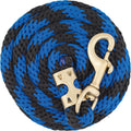 8' Horse Lead Rope with Brass-Plated Snap