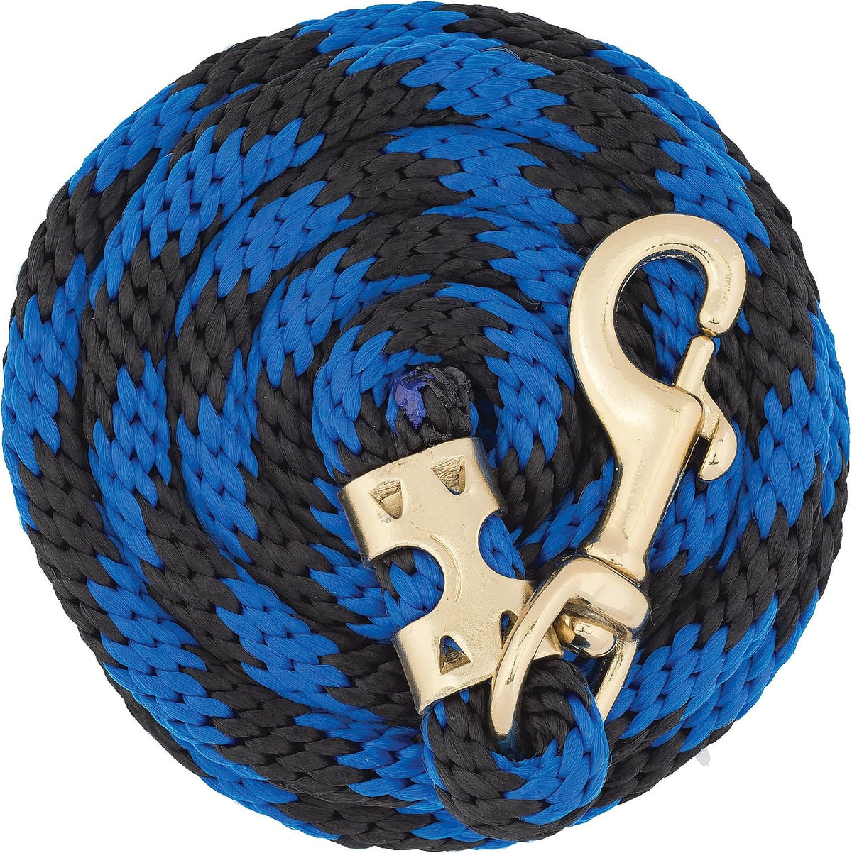 8' Horse Lead Rope with Brass-Plated Snap