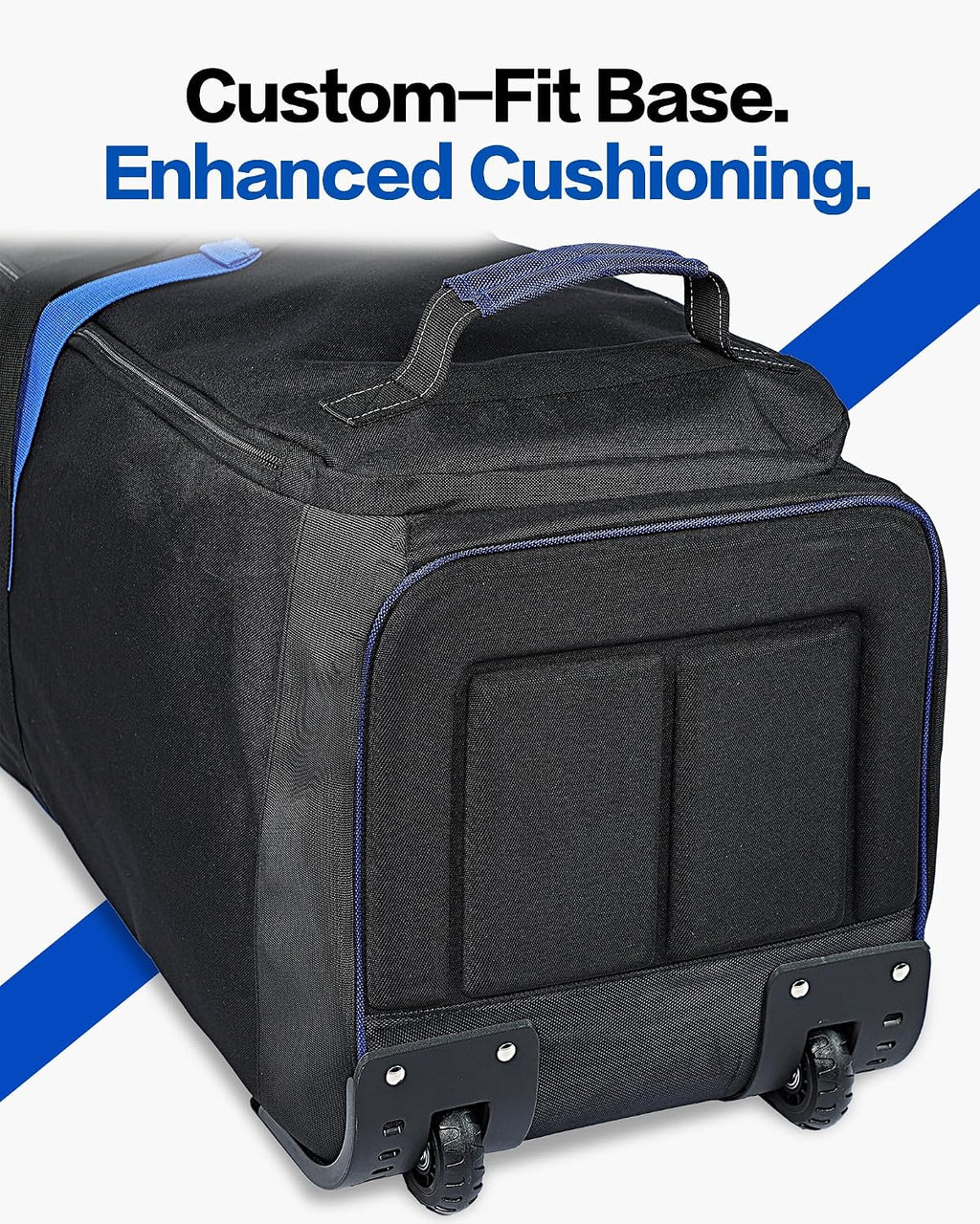 Full-Open Golf Travel Bag for Airlines, Wheeled Club Carrier Bag