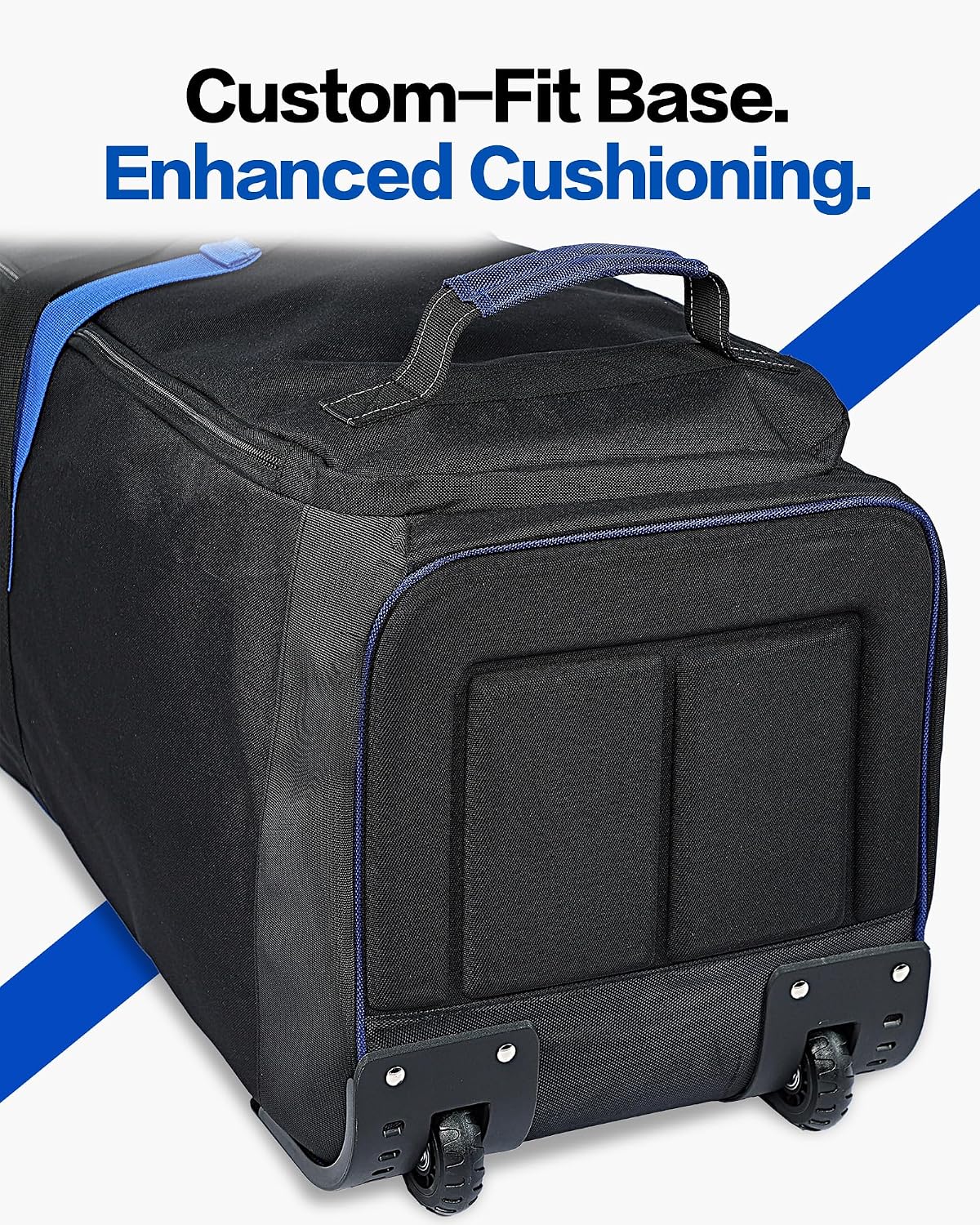 Full-Open Golf Travel Bag for Airlines, Wheeled Club Carrier Bag