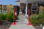 Mr. Chain Plastic Barrier Chain, Red, 50 ft Length (51005-50)