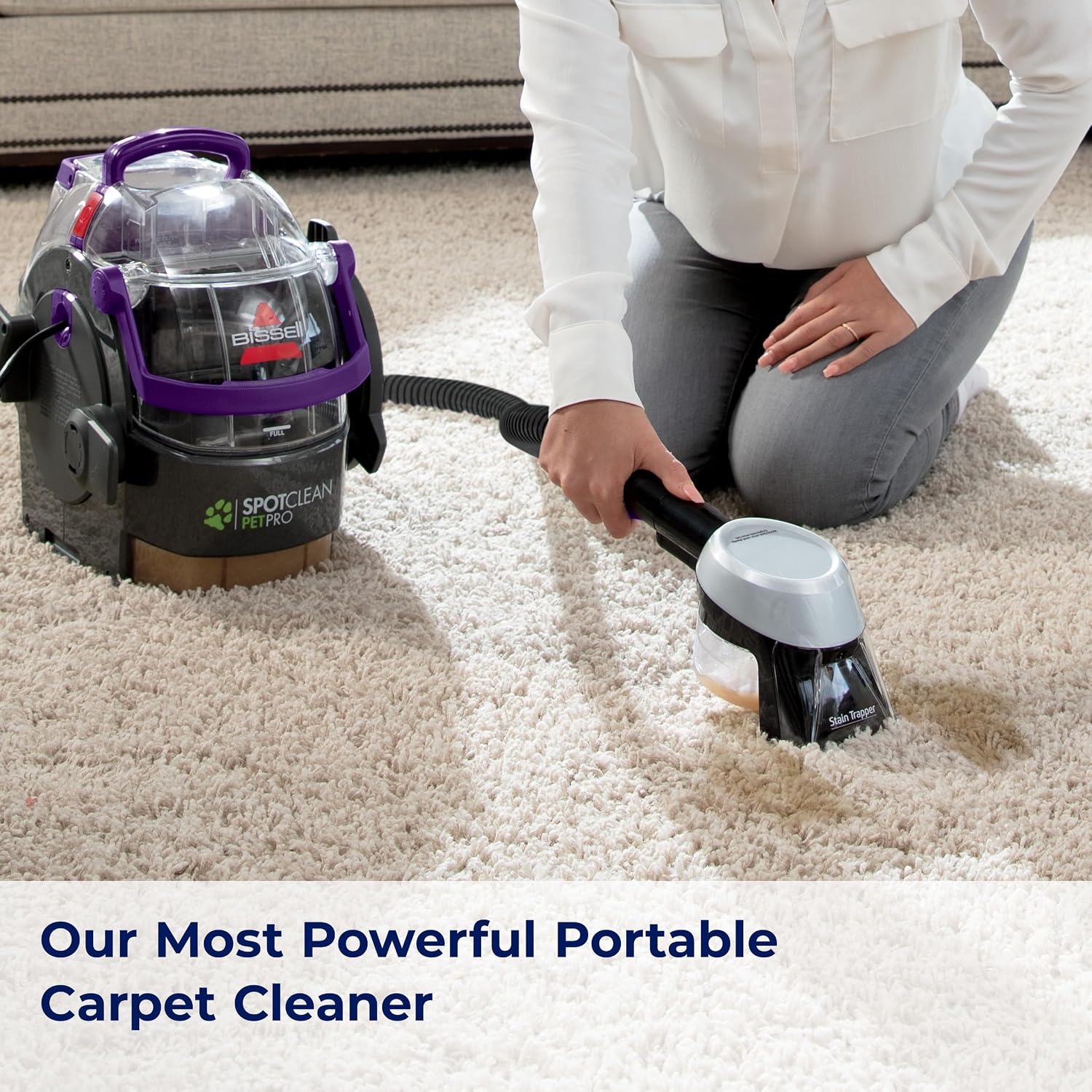 SpotClean Pet Pro Portable Carpet Cleaner, 2458