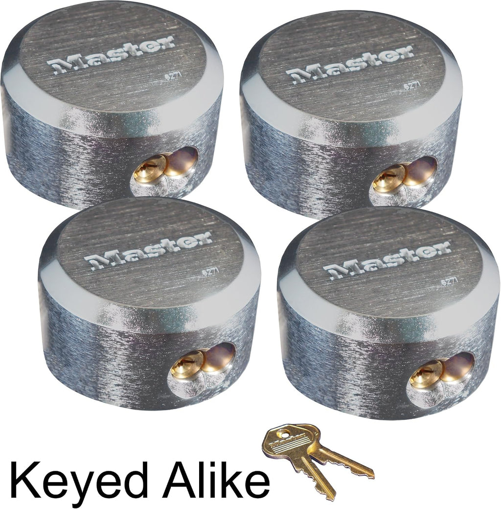 Pro Series - (4) Hidden Shackle Padlocks Keyed Alike 6271KA-4