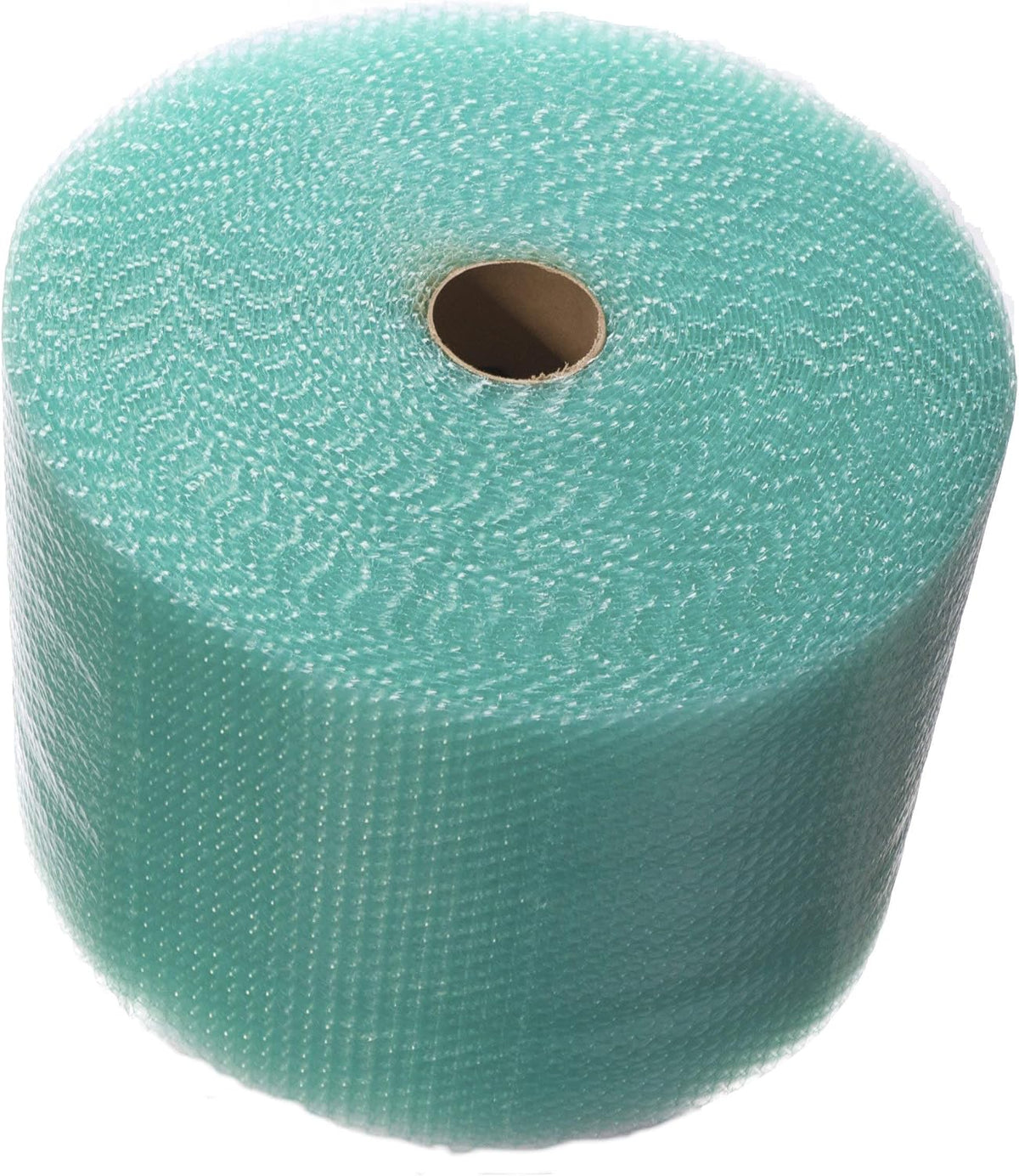 ! 1 Roll of 150' x 12" Small (3/16") Green Bubble Cushioning Wrap bio degrades and recycles. 150 sq ft total