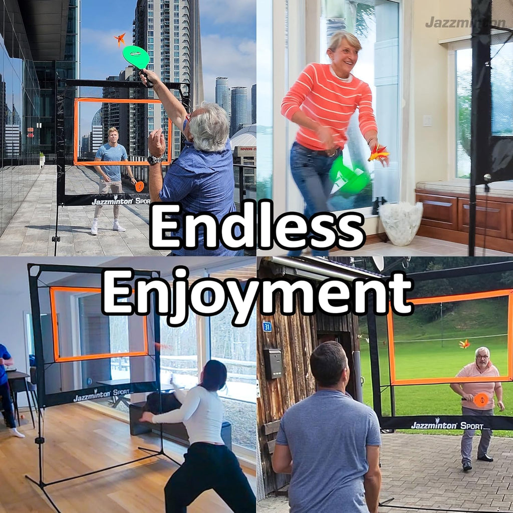 Sport – The Original Paddle Game with Net for Indoors & Outdoors – Active, Joint-Friendly Family Fun – Like