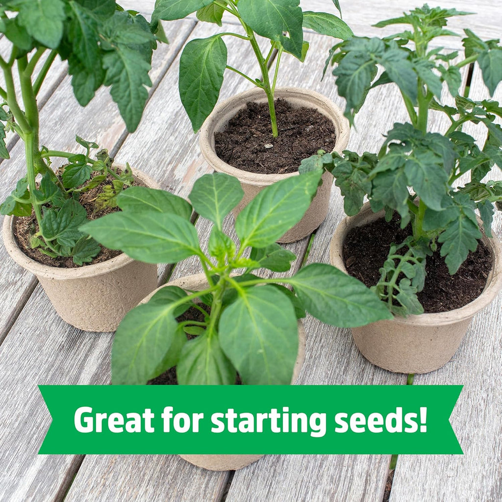 Organic Seed Starting, Compressed Block expands to 12 Quarts, Made for Herbs, Veggies, Flowers