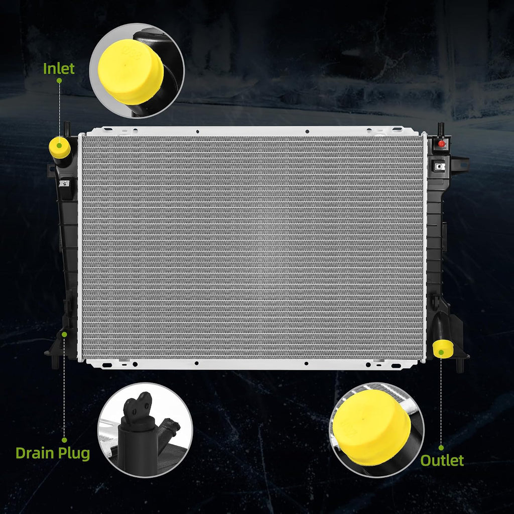 AUTOSAVER88 Radiator Compatible with 1998-2002 Ford Crown