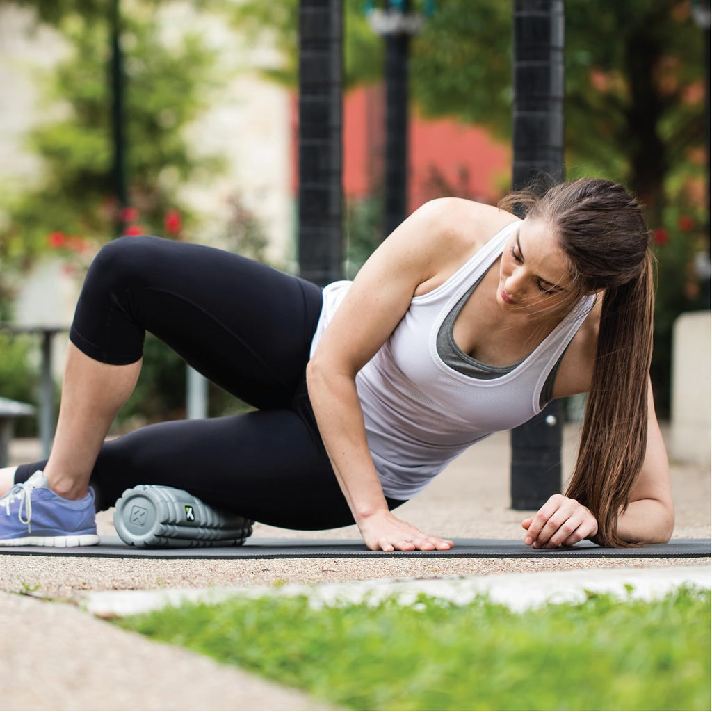 CORE Foam Massage Roller with Softer Compression for Exercise, Deep Tissue and Muscle Recovery - Relieves Muscle Pain