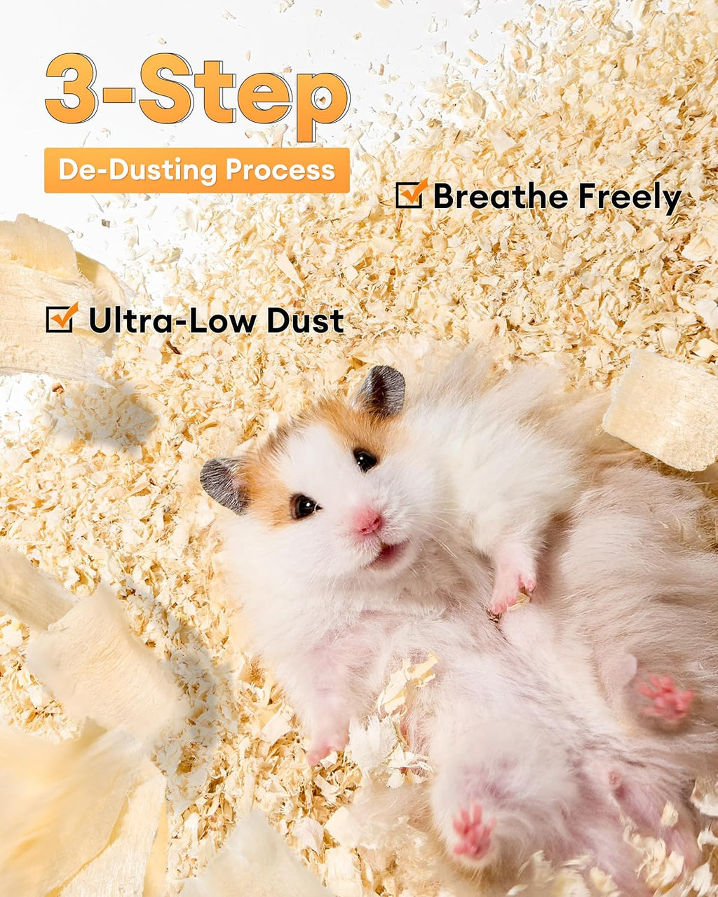 35L Aspen Bedding, Ultra-Fine Shavings for Small Animals | 100% natural <5mm aspen shavings for hamsters, snakes &