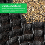 4'' Depth Ground Grid, 9x17 ft, High-Density HDPE Geo Cell