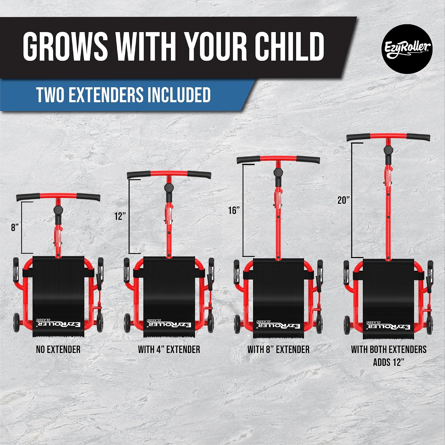 Classic Ride On Toy for Kids, Ages 3-12, Up to 154 lbs