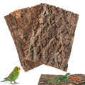 2 Pcs Tree Cork Bark for Reptiles Climbing Platform 12x8 Inch