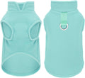 Sleeveless Pullover Fleece Vest for Small Dogs: Cozy Polyester Dog Jacket, Tank Top Sweater with Leash Ring and