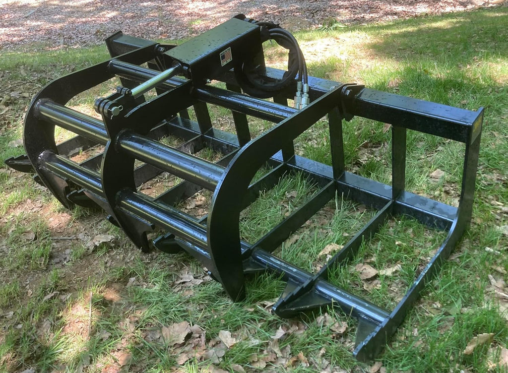 66" Root Grapple for Skid Steer/Tractor-Brush Grapple | Skid Steer Mount Material Handling Attachment