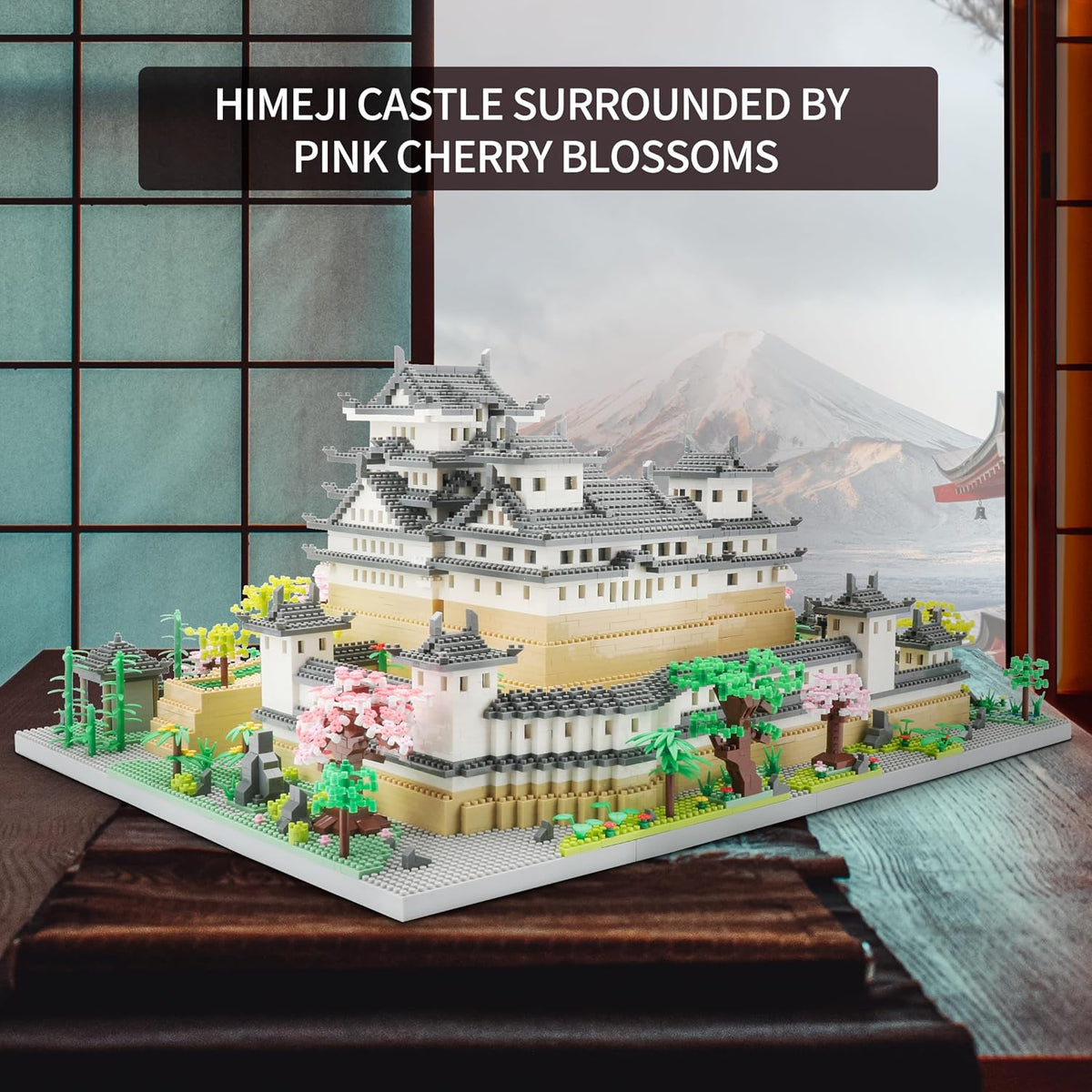 Japan Himeji Castle Miniature Building Blocks Model 10080 Pieces