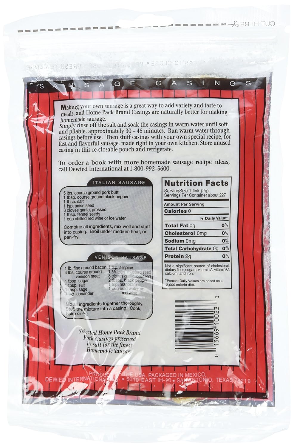 Hog Sausage Casings (2 Pack)