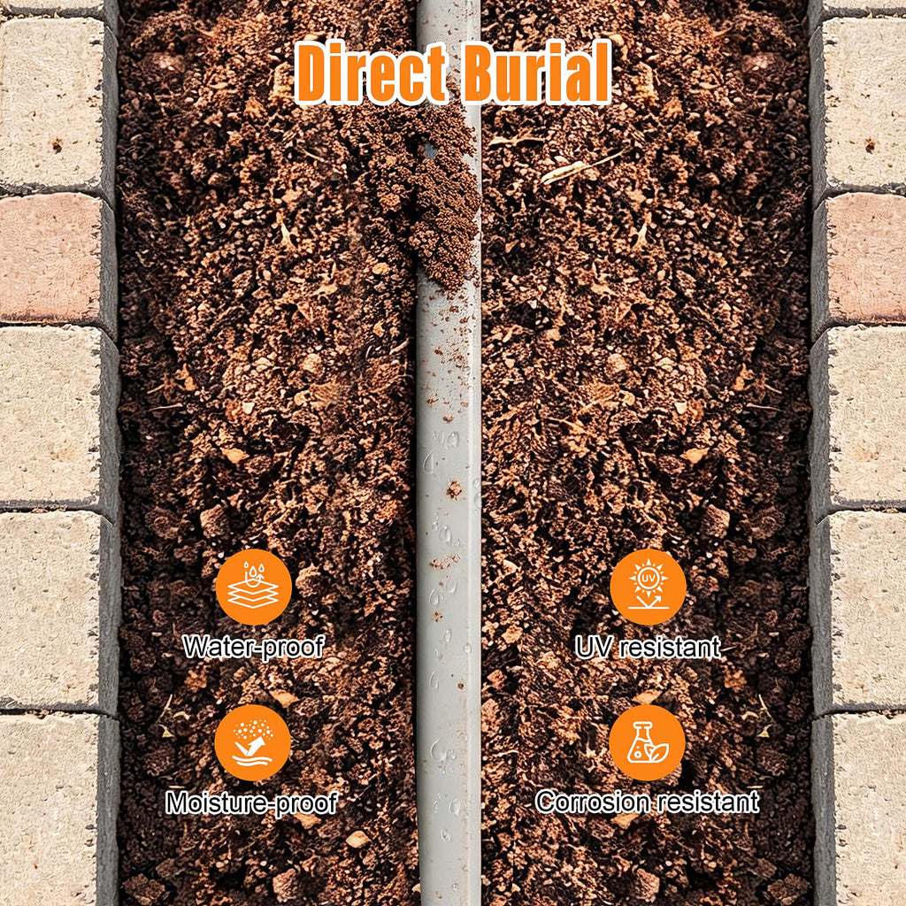 XMK 10/2 UF-B Wire Direct Burial Cable Solid Underground Feeder