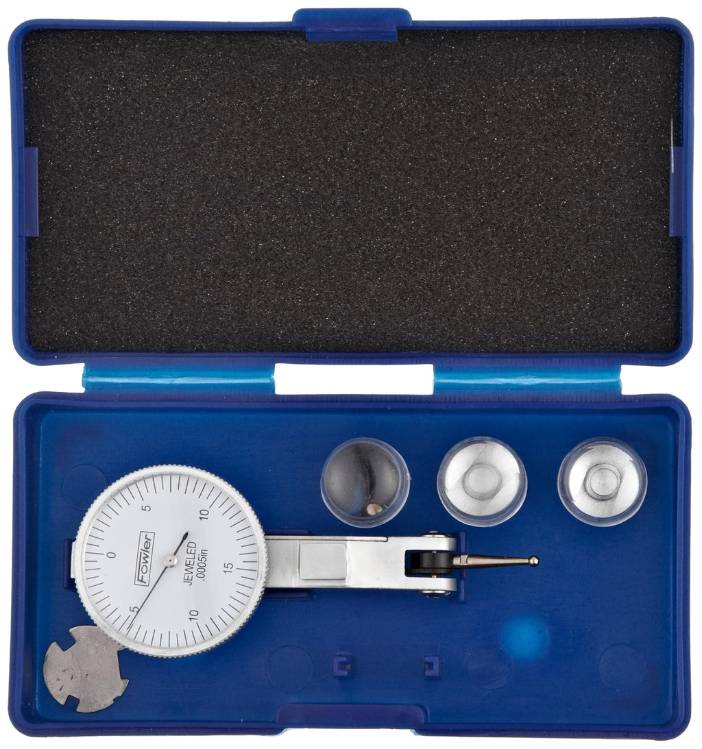 Fowler 52-562-775-0, Horizontal Test Indicator With 0-0.030" Measuring Range (White)