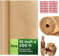 Honeycomb Packing Paper Eco-Friendly: 15" x 200' for Moving Packing