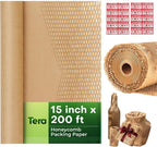 Honeycomb Packing Paper Eco-Friendly: 15" x 200' for Moving Packing