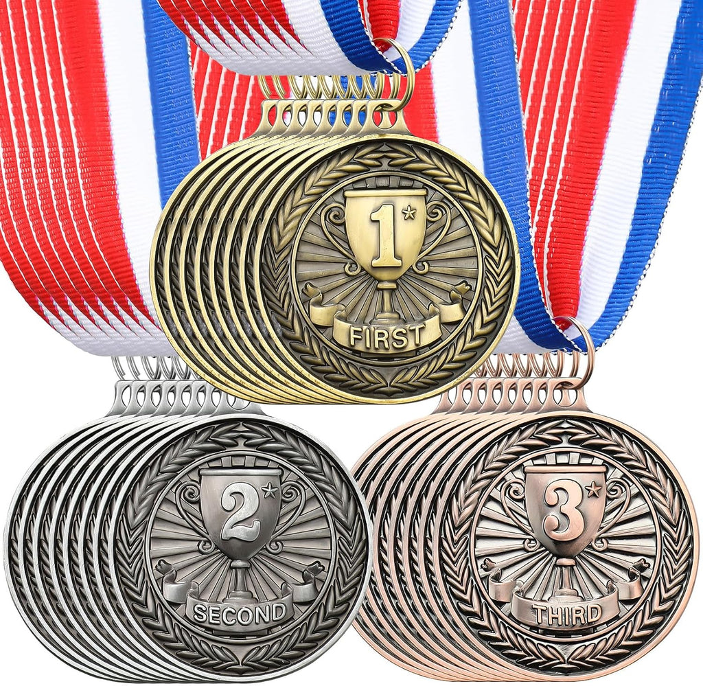 Award Medals 1st 2nd 3rd Place Medals Metal Winner Trophy Awards Gold Silver Bronze Prizes for Sports Competitions