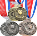 Award Medals 1st 2nd 3rd Place Medals Metal Winner Trophy Awards Gold Silver Bronze Prizes for Sports Competitions