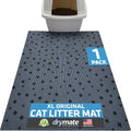 Cat Litter Box Mat, Litter Trapping Mat, Waterproof, Urine-Proof, Absorbent, Machine Washable, Soft on Paws, Contains