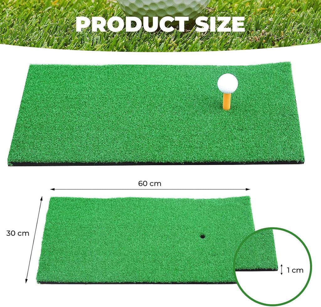 10x7ft Golf Practice Net and Mat, Golf Hitting Nets Golf Driving Net with Target/Mat/Balls/Tee/Bag for Backyard Home