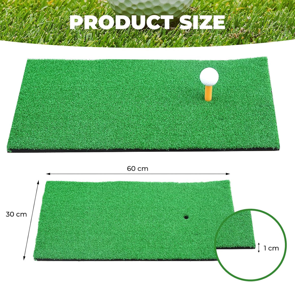10x7ft Golf Practice Net and Mat, Golf Hitting Nets Golf Driving Net with Target/Mat/Balls/Tee/Bag for Backyard Home