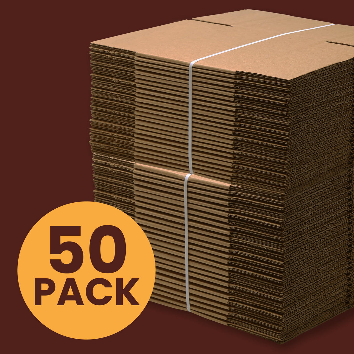 22"x15"x4" Corrugated Shipping Boxes 50-Pack