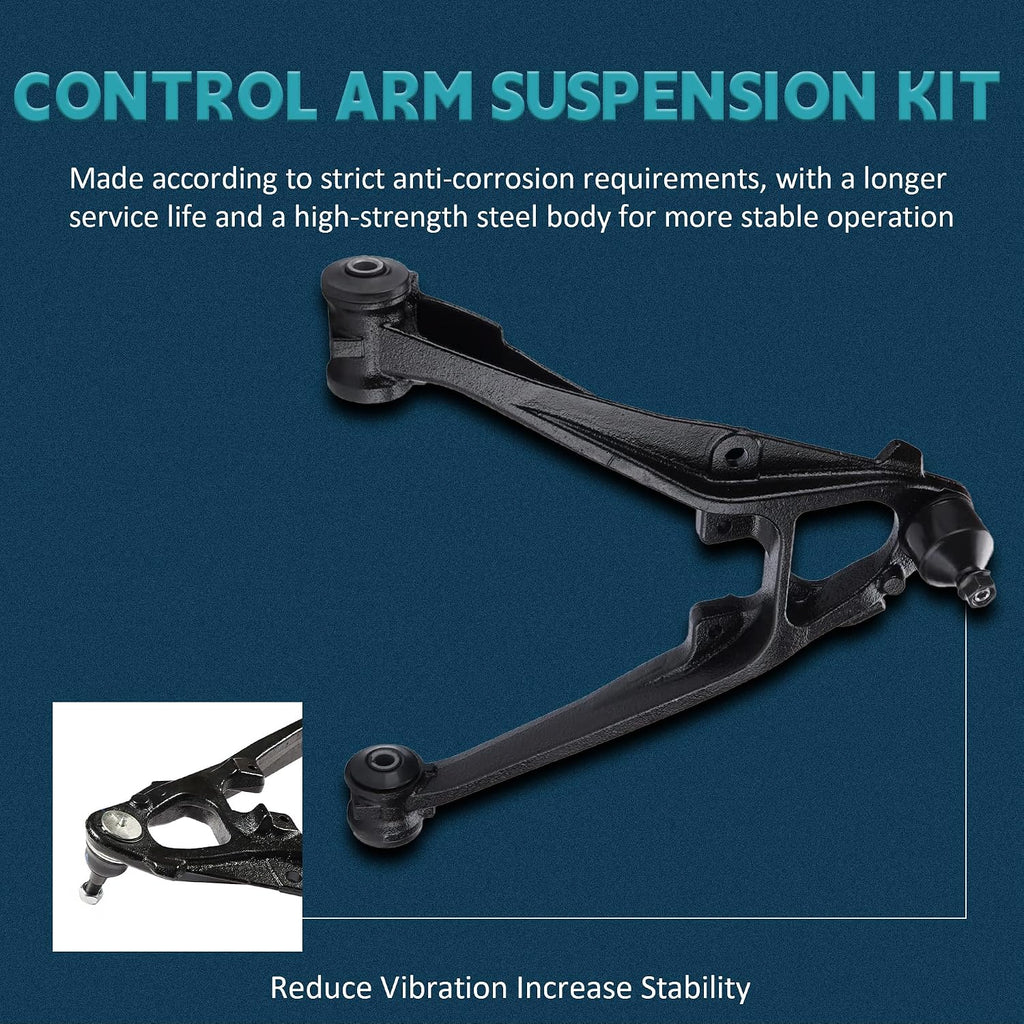 2Pcs Front Lower Control Arm for 2007-2016 Chevy Silverado GMC Sierra 1500