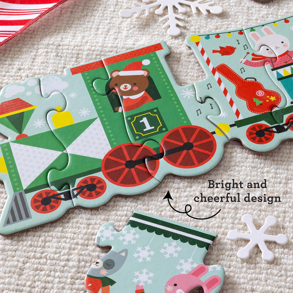 : Christmas Train Shaped Floor Puzzle