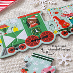 : Christmas Train Shaped Floor Puzzle