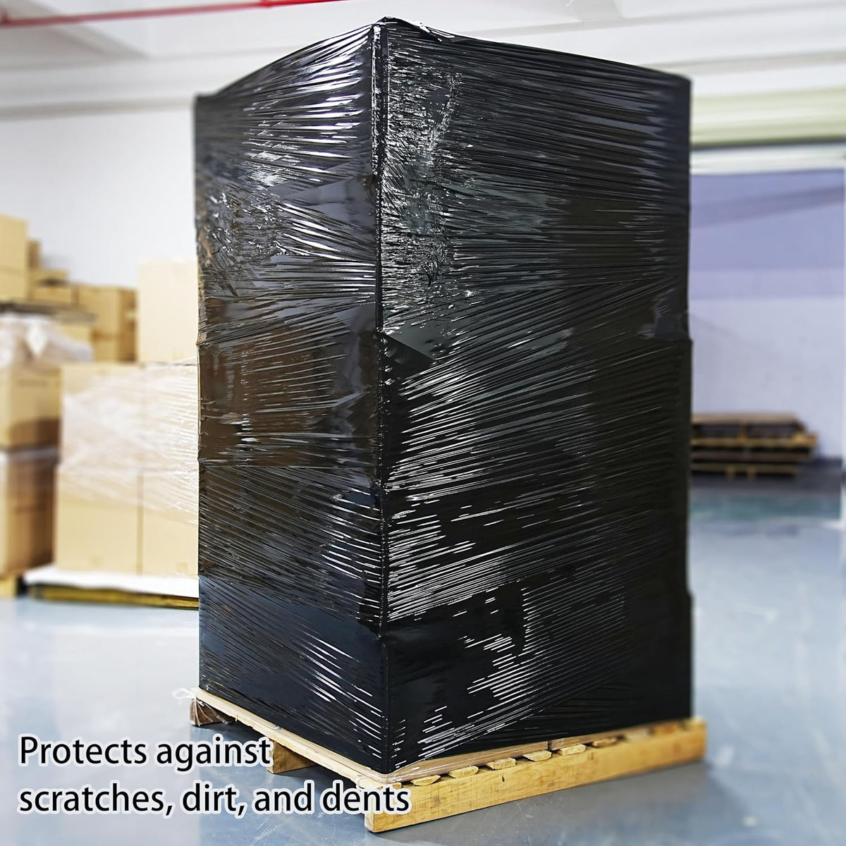Stretch Film 12 in x 1000 ft Moving Wrapping Plastic Shrink Film Strength Stretch 80 Gauge Durable Industrial