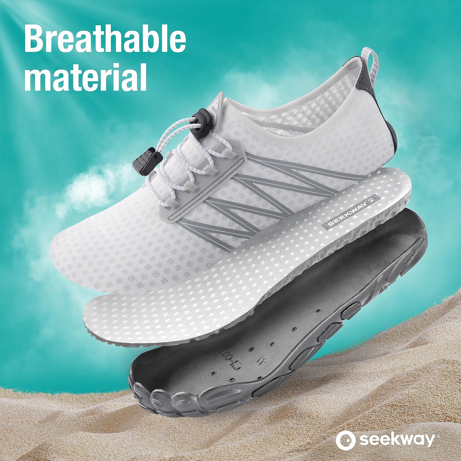 Water Shoes Men Women Adult Quick-Dry Aqua Sock Barefoot for Beach Swim River Pool Lake Hiking Kayaking Surfing