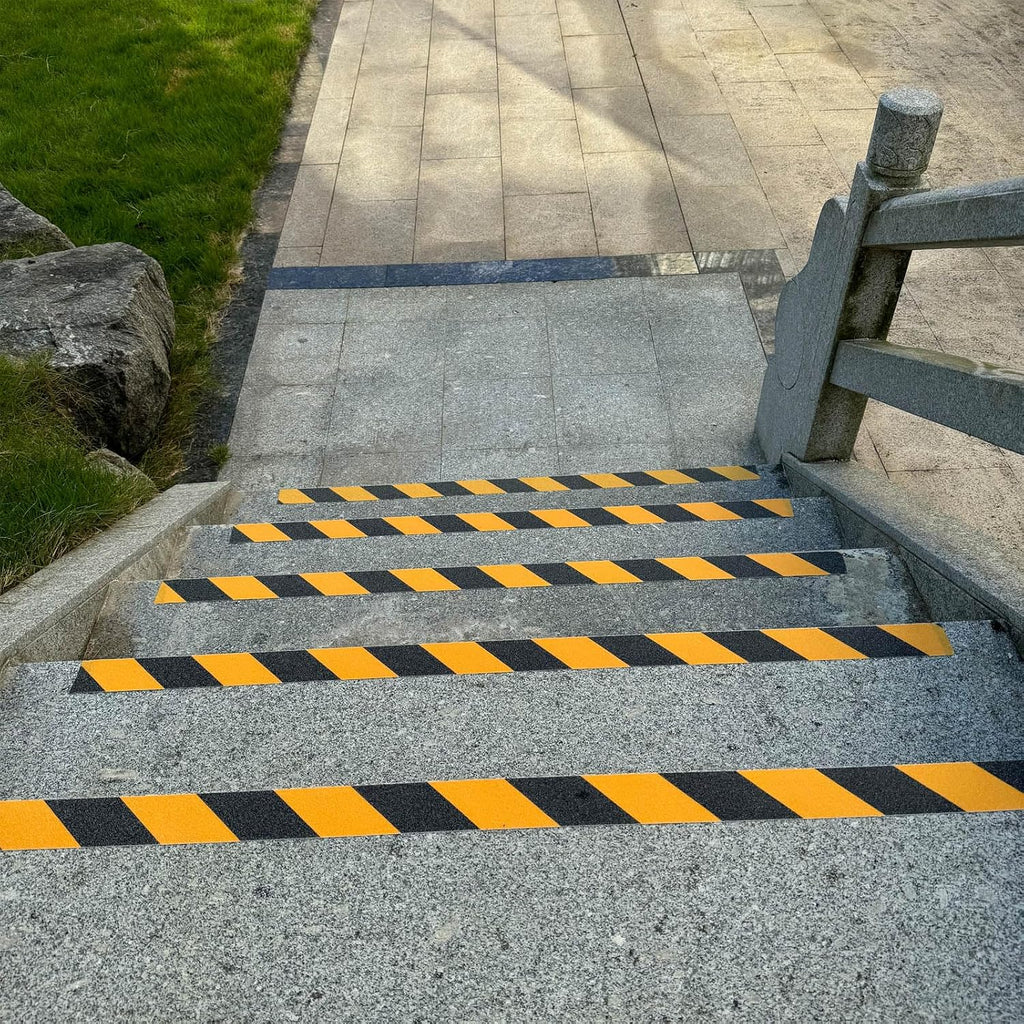 Anti Slip Safety Grip Tape 2 Inch x 60 Ft Heavy Duty Black & Yellow