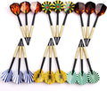 Soft Tip Darts for Electronic Dartboard Plastic Point Dart with Standard Dart Flights 18 Darts