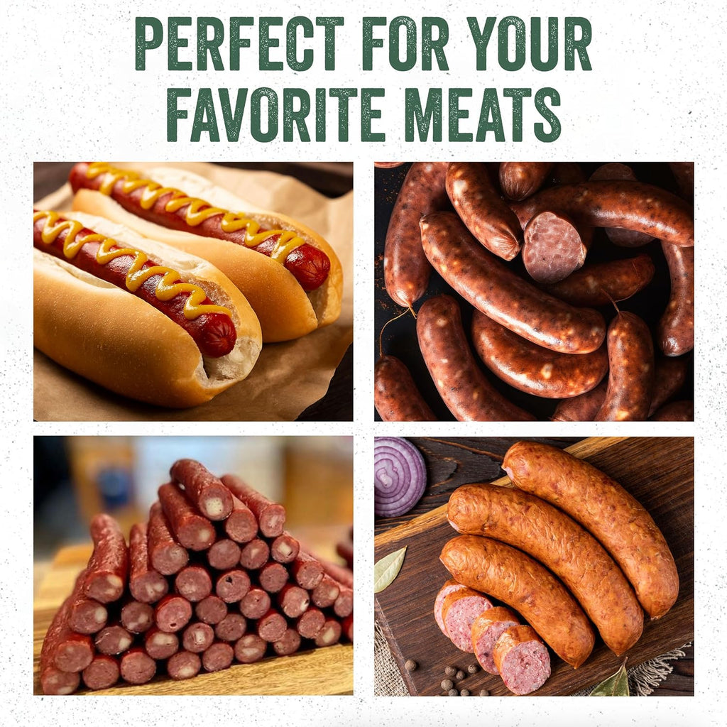 Products Clear Smoked Collagen Casings, 21mm, Edible Sausage Casings, Stuffs Approximately 20 Pounds Per Pack, Great