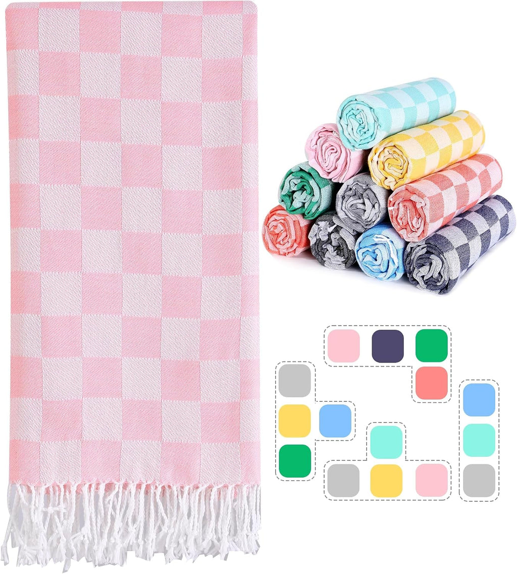 Travel Vacation Essentials Turkish Beach Towel Bath Towels Quick Dry Sand Free Oversized Bath Pool Swim Extra Large