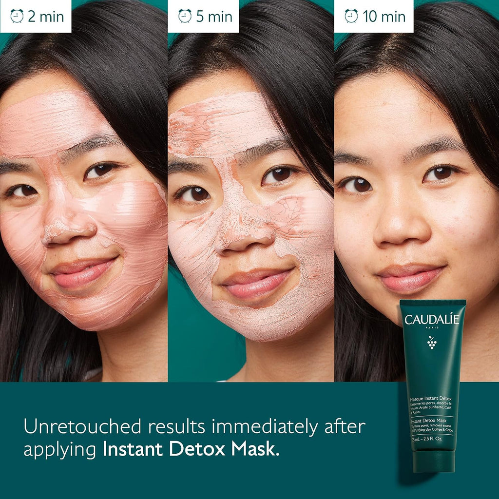 Instant Detox Mask, Pore Minimizing Pink Clay Face Mask