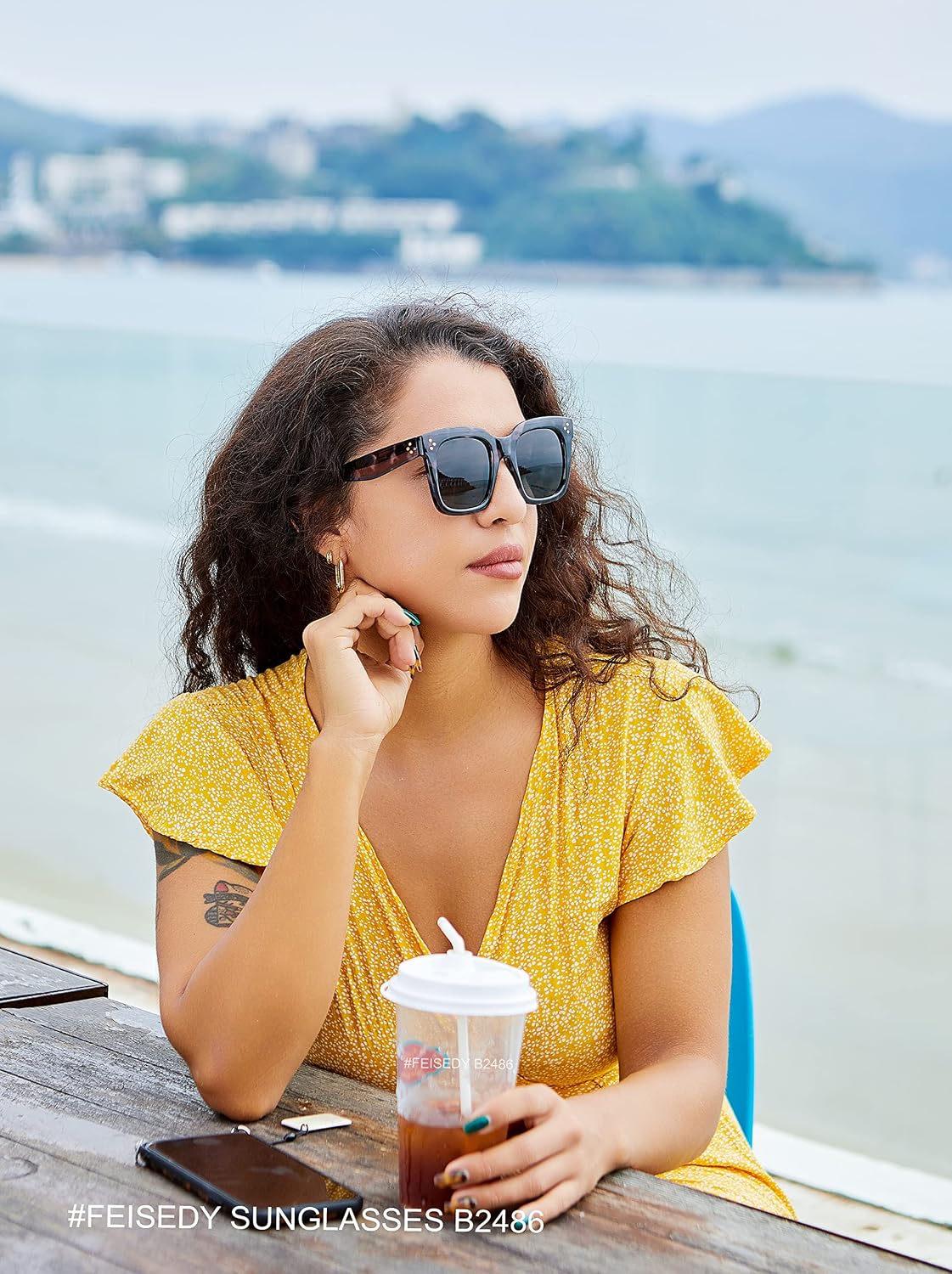 Vintage Butterfly Sunglasses Designer Luxury Sun Glasses B2486 | Big Sunglasses for Women, Gradient Sun Glasses