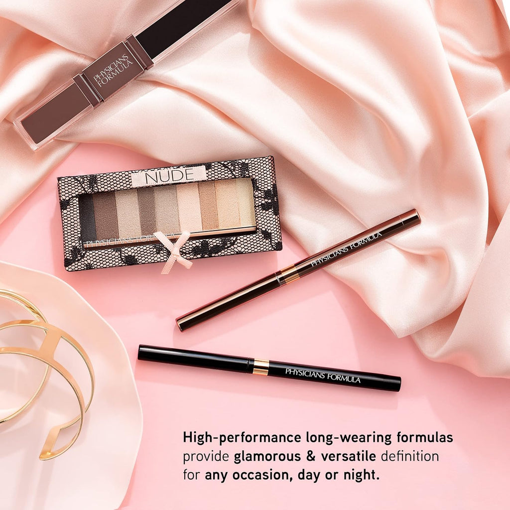 Shimmer Strips Custom Eye Enhancing Kit with Eyeshadow, Eyeliner & Mascara, Nude & Murumuru Butter Eyeshadow Palette